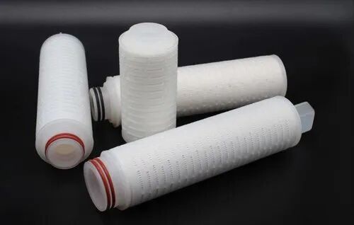 Cylindrical Ptfe Hydrophobic Filters, Color : White
