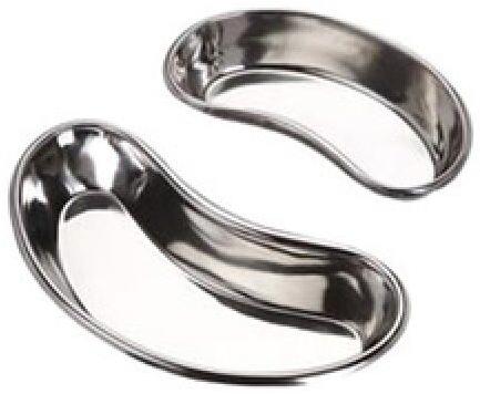 Stainless Steel Kidney Tray, Color : Silver