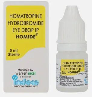 Plastic Homide Eye Drops, Packaging Type : Bottle