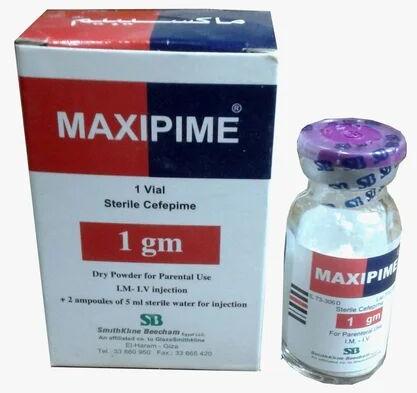 Maxipime Cefepime Injection, Packaging Size : 1 g