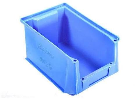 Rectangular Plastic Supreme Storage Bins, Color : Blue