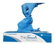 Cole-Parmer Thin Touch TM Nitrile Blue Gloves