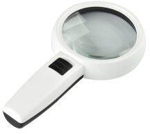 Magnifying glass, Color : White