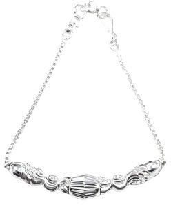 Silver Plain Ladies Bracelet