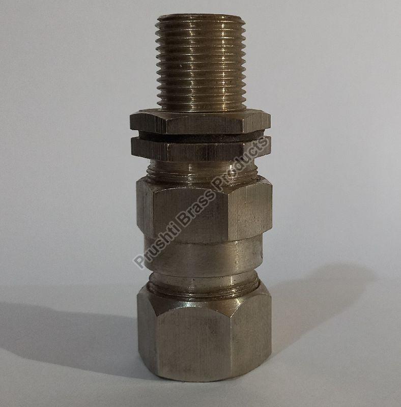 19mm Brass Cable Gland, Color : Nickel Plated