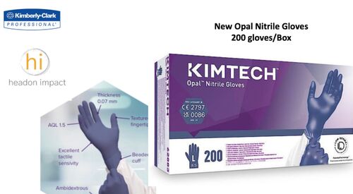 Kimberly Clark Nitrile Gloves, Color : Purple