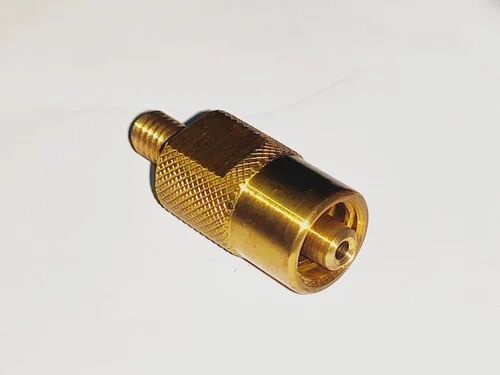 Round Industrial Brass Inserts, Color : Golden