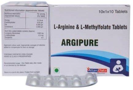 L Arginine L Methylfolate Tablet