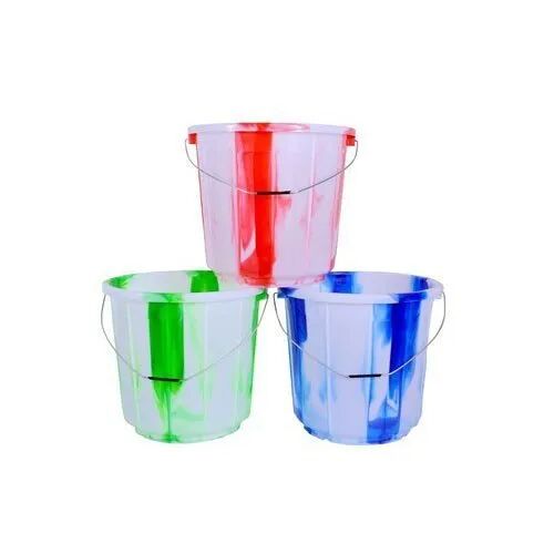 Plastic Bucket, Color : Multi colour