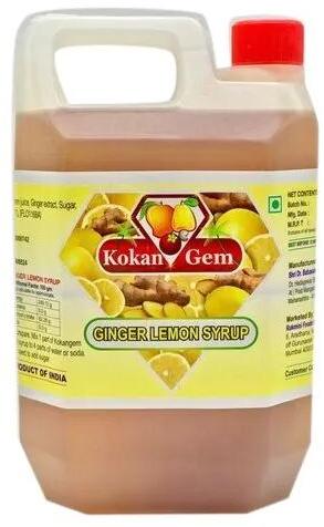 Kokam Gem Lemon Syrup, Packaging Size : 1 Litre