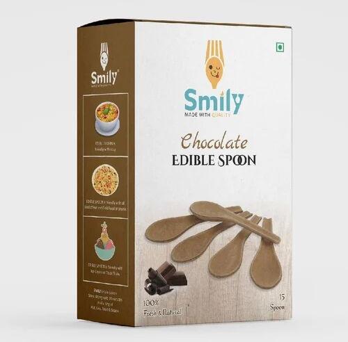 Edible Spoons, Packaging Type : Box