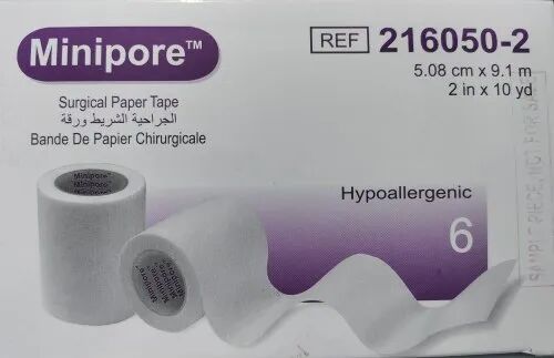Paper microporous surgical tape, Packaging Type : Box