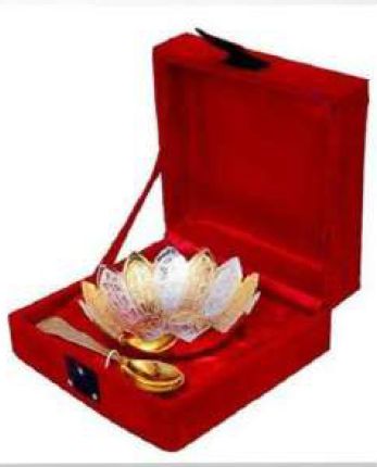 AS-1003 Single Bowl with Spoon, for Gift Purpose, Hotel, Restaurant, Home, Bowl Size : 3.5 Inch