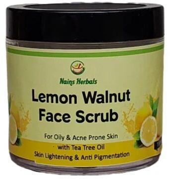 Lemon Walnut Face Scrub, Packaging Size : 50gm, 100gm