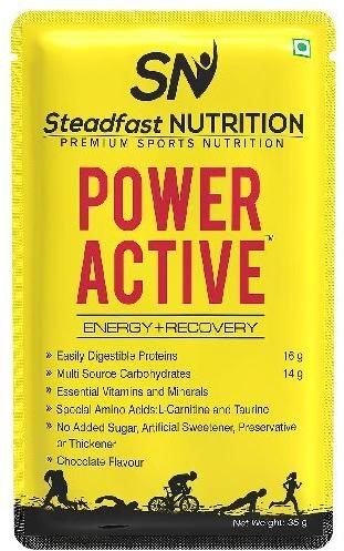 Steadfast Nutrition power active detergent powder, Packaging Size : 35g/Sachet
