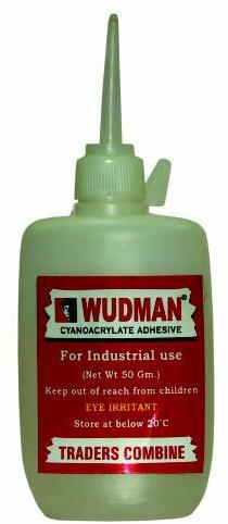 Wudman Cyanoacrylate Adhesive, for In flax, wood, marble, shoes, glass, rubber etc.
