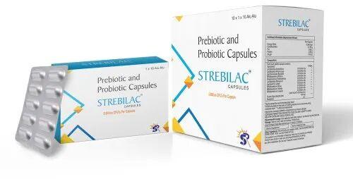 Prebiotic And Probiotic Capsule, Packaging Type : Alu Alu