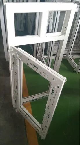 UPVC Louver Fan Window, for Air Ventilation, Open Style : Sliding