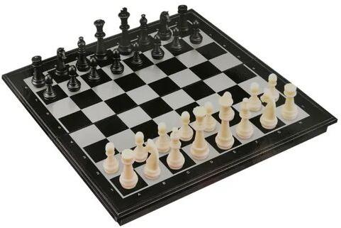 Wooden Magnetic Chess Board, Size : 25 X 25 X 2 Cms