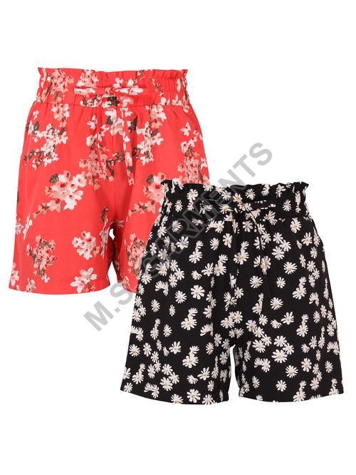 Girls Shorts, Size : Standard