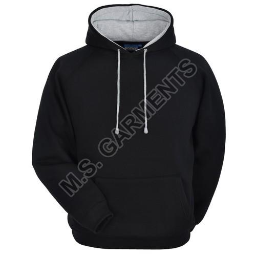 Plain Cotton Mens Hoodies, Technics : Machine Made