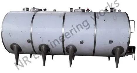 Horizontal Milk Storage Tank