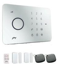 ABS plastic Wireless Alarm System, Color : White