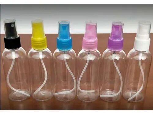 PET Hand Sanitizer Spray Bottle, Color : Transparent