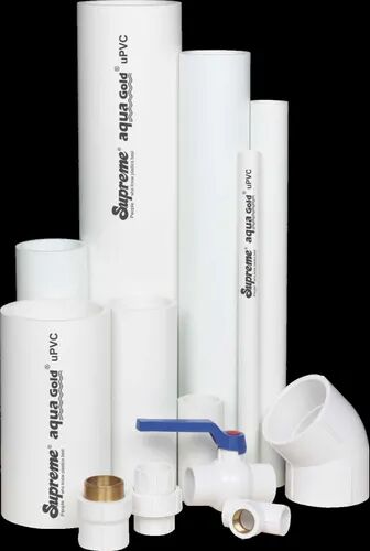 Supreme UPVC Pipes, Color : WHITE