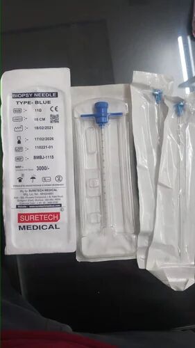 Stainless Steel Bone Marrow Biopsy Needle, Color : White