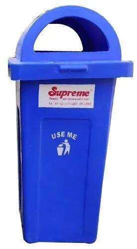 Supreme Plastic Dustbin, Color : Blue