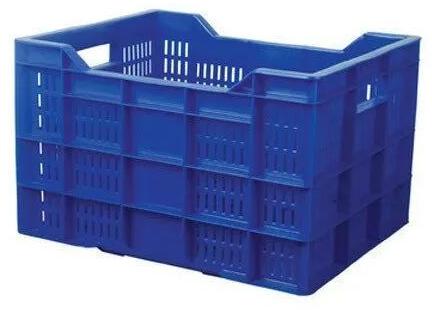 Vegetable Plastic Crate, Color : Blue
