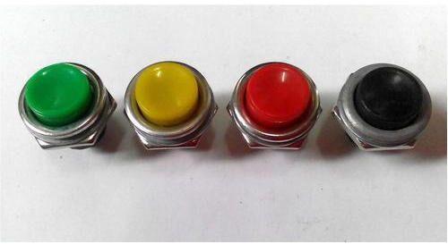 Push Button Switch, Color : Green, Yellow, Red, Black