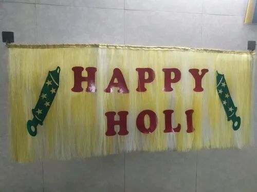 Holi Banner, Shape : Rectangle