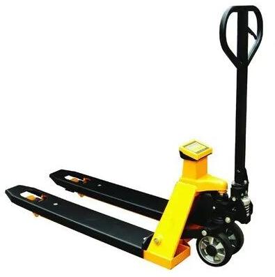Stainless Steel / Steel Hydraulic Pallet Truck, Color : Yellow