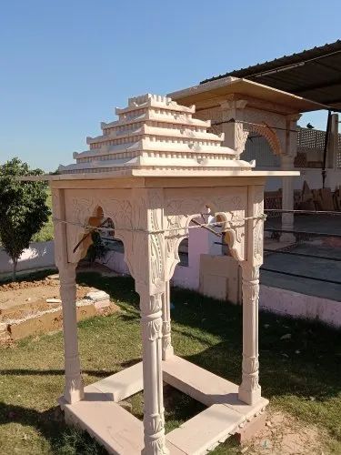 Pink Dholpur Sandstone Chhatri