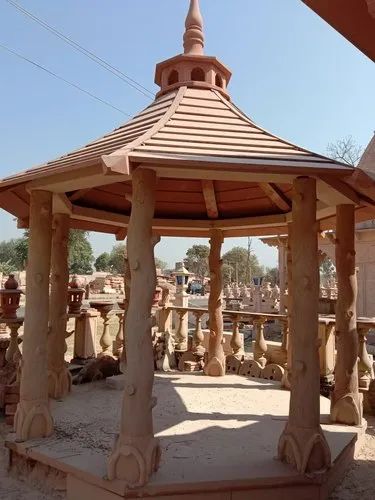 Hut Shape Sandstone Chhatri Temple