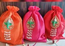 Silk Designer Potli Bag