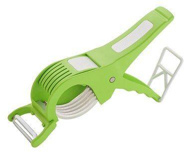 Steel Vegetable Cutter, Color : Green