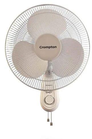 ABS Crompton Wall Mounted Fan, Color : White