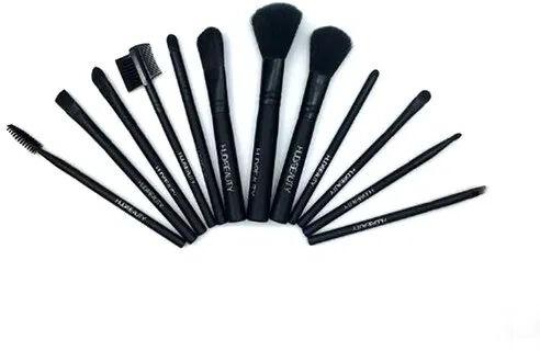 Plastic Make Up Brush Set, Color : Black