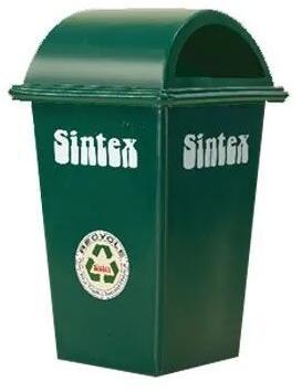 Plastic Sintex Garbage Bin, Color : Green, Red, etc