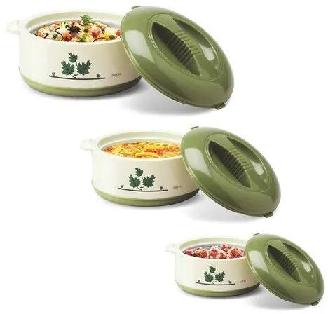 Stainless Steel casserole set, Color : Green