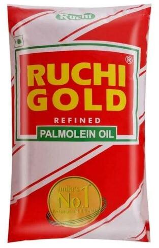 Ruchi Gold Refined Palmolein Oil, Packaging Type : Pouched