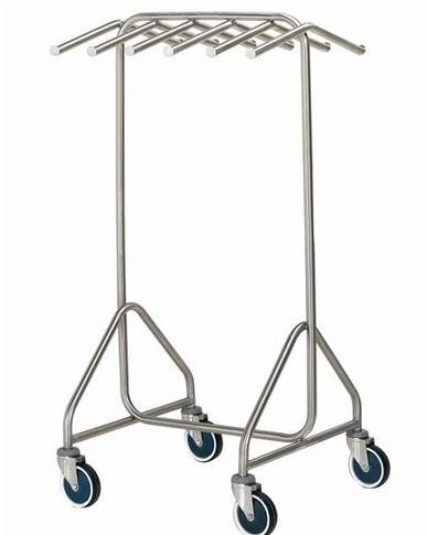 Lead Apron Stand, Color : Silver