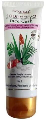 Patanjali Face Wash, Packaging Size : 60 g