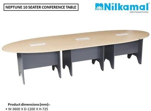 Nilkamal Wooden Conference Table, Size : Length - 3600 mm, Width - 1200 mm, Height - 725 mm