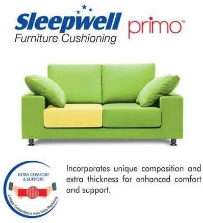 Microfiber Sleepwell Furniture Back Cushions, Size : 4 Inches