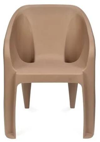 Plastic Armrest Chair, Color : Brown