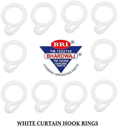 Curtain Hook Rings White